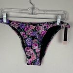 Victoria's Secret  Vintage Floral Bikini Set Studded Top And Bottom Swim Sz M-L Photo 5