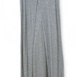 Nytt RARE Kyree Gray Split Front Duster Maxi Top Size 2 Ribbed Artsy Festival Photo 0