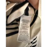 J.Crew striped crewneck exposed seam sweater xs White Photo 4