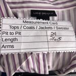 Lane Bryant Lane‎ Bryant Womens Button Down Shirt Size 18 Or 20 Striped Business Office Work Photo 10