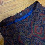 Brooks Brothers Vintage 80s  Paisley Midi Skirt 🔥 Photo 2