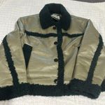 Scotch & Soda  faux shearling vinyl aviator jacket Photo 0