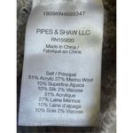 Veronica Beard Adelaide Crew Neck Full Sleeve Sweater S Merino wool/ Alpaca Gray Photo 8