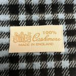 Source Unknown 100% Cashmere Unisex Blue Plaid Tassel Winter Scarf 72” by 12.5” Photo 11