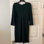 Philosophy  DRESS size L length 38” bust 34” long sleeves color dark green Photo 4