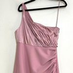 Cinq à Sept Cinq a Sept Trenton One Shoulder Silk Bodice Slit Dress Photo 3