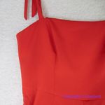 Anthropologie  BHLDN Theia Trinity jumpsuit‎ red tie strap , size 16 Photo 5