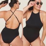ANDIE  Swim The Asbury One-Piece High Neck Adjustable Swimsuit S Small New Photo 1