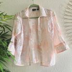 A.L.C. Floral Ethereal button down up shirt 3/4 sleeve  Photo 0