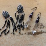 Beaded Cleopatra Chocker Necklace Set Purple Photo 4