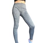 Coca-Cola Enjoy  small heather gray COKE Leggings high rise pockets, full length Photo 7