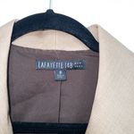 Lafayette 148  Brown Virgin Wool 3-Button Blazer Size 10 Photo 3