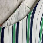 Line and Dot  Striped Peplum Sleeveless Tank Top Photo 8