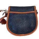 Dooney & Bourke "All Weather Leather" duck bag mini crossbody in navy blue Photo 2