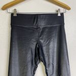 Carbon 38 Leggings Womens Medium Black Takara Shine Mid Rise Crop Workout Yoga Photo 2