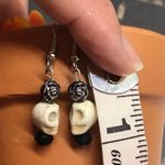 Skulls dangle earrings handmade MunandMe costumes Photo 5