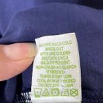 Lilly Pulitzer Navy Blue Pima Cotton T-Shirt Dress XL White Trim Coastal Grandma Photo 3