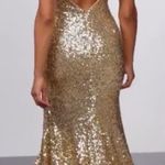 Jovani Gold Dress Photo 3