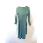 Caracilia Dark Green Long Sleeve Sweater Dress Size Large Photo 2