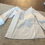 Hill House NWT  HOME The Lena Top in White Cotton Photo 3