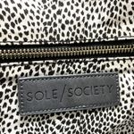 Sole Society Woven Flap Crossbody Bag Clutch Navy Blue Boho Minimalist Neutral Photo 14