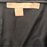 Brock Collection  Scoop Neckline Classic Black Mini Dress with Puff Sleeves Photo 2