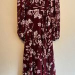 Mac Duggal Leena for Floral Chiffon Red Gown From Rent The Runway Size: XS 0 Photo 6