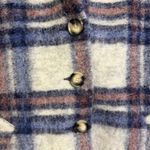 Isabel Marant ETOILE Gabriel Coat Womens IT 40 US 8 Blue Red Plaid Wool Blend Photo 3