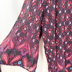 Fashion Bug  Plus Size 2X Top Embellished Tunic Blouse Sheer‎ Flowy Bohemian 1242 Photo 6