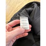 Princess Polly Pleat Waist Straight Leg Pants in Black Photo 3