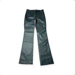 Laundry by Shelli Segal  𖦹 Straight Leg Leather Pants 𖦹 British Racing Green 𖦹 4 Photo 3