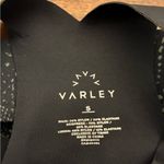 Varley  Sherman High Neck Sports Bra Women’s Small Black Patterned Photo 2