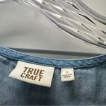 True Craft Blue Chambray Short Sleeve Aline Dress Size Small Photo 1