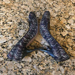 Missoni  Orange‎ Label Multi Color Cuoio Italian Round Toe  Pumps - 38 - US 7 1/2 Photo 2