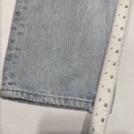 Levi's  Premium 501 Straight Leg Jeans Womens 28 Button Fly Distress Light Blue Photo 14