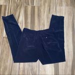 Forenza  Elastic waist zipper hem navy blue zipper flare hem navy sz 10 pants Photo 11