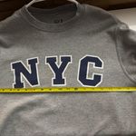 Fruit of the Loom Vintage NYC Crewneck Gray Sweatshirt, Size Small Photo 5