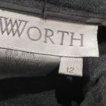 Worth Wool Cashmere Dress‎ Pants Dark Gray Career Office Classic Minimalist Size 12 Photo 5
