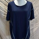 Lou & grey Blue Relaxed Boxy Short Sleeve Tee Photo 0