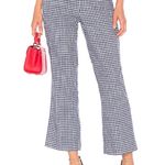 L'Academie Revolve L’ Academie The Roxo Pant in Navy Check Photo 0