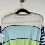Zaket and Plover Sweater Womens Small Blue Green Patchwork‎ Art to Wear Pullover Photo 7