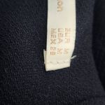 ZARA  Navy Knit Pullover with Zipper Hem and Blue Stripe Accent NWT Size Medium Photo 12