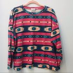 Vintage Nuovo Aztec Long Sleeve Crew size Med Photo 0