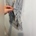 4TH & Reckless Women’s Ruched Lindsey Tank Gray‎ Sleeveless Top Size M Gray Size M Photo 4