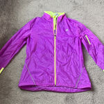 Adidas  Purple Running Windbreaker SIZE S Photo 0
