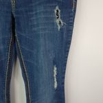Zana Di  9 31x31 Distressed Contrast Stitching Jeans Photo 4