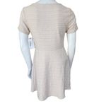 Lush Clothing NWT Lush Sand Dollar Tan Striped Short Sleeve Dress (S) Photo 4