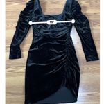 Veronica Beard classic black Toki velvet mini dress size 4 Photo 7