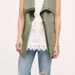 Anthropologie Marrakech XS Olive Green Tombolo Utility Vest with Pockets Photo 2