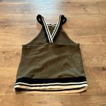 Vimmia Balboa Halter Sweatshirt Top in Dark Olive Photo 3